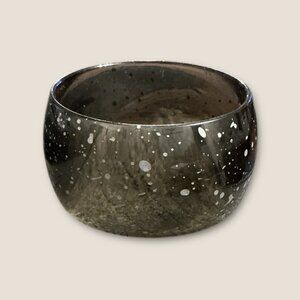 Vintage Starry Night Black & White Splatter Bangle Bracelet